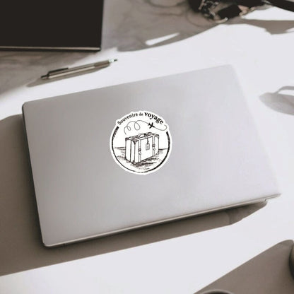 Autocollants valise voyageur Voyage Paisible