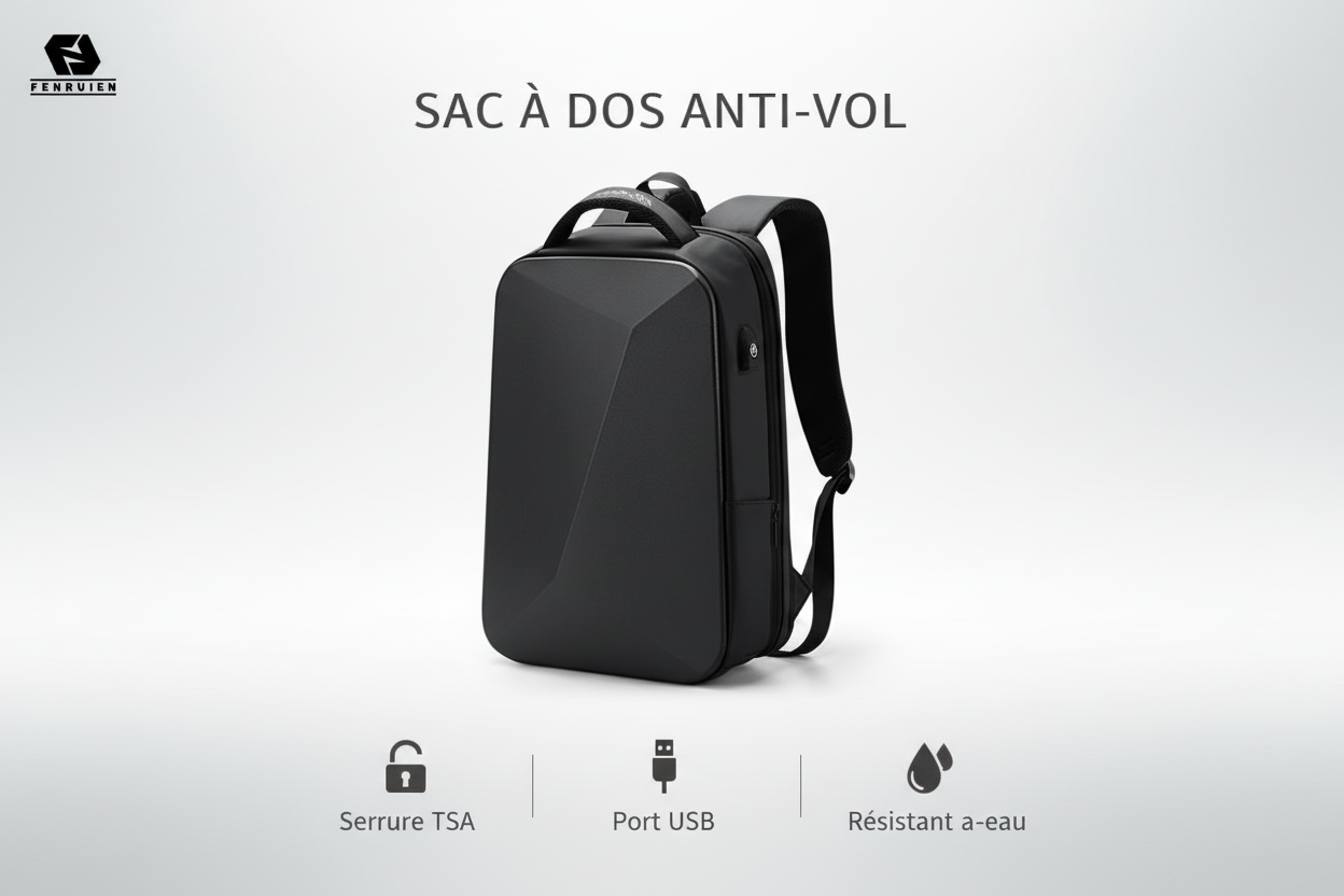 Bannière Sac à dos anti-vol