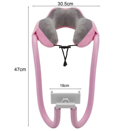 Coussin de Voyage avec Support Téléphone Voyage Paisible