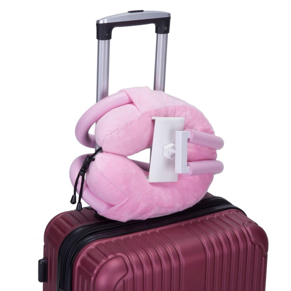 Coussin de Voyage avec Support Téléphone