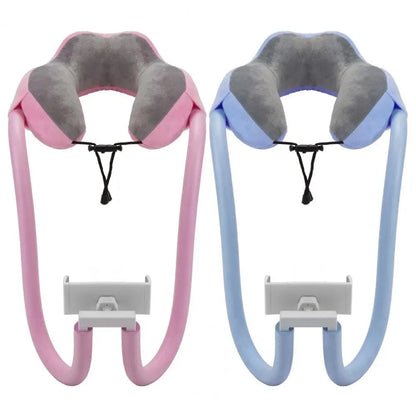 Coussin de Voyage avec Support Téléphone Voyage Paisible