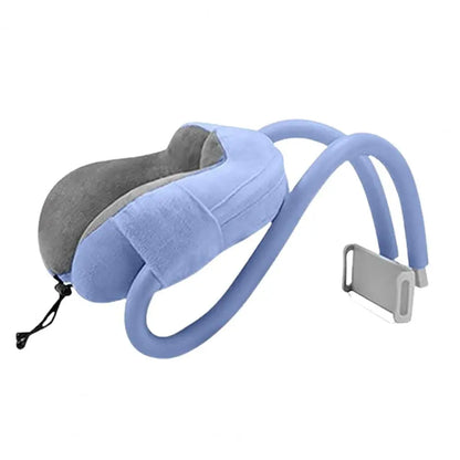 Coussin de Voyage avec Support Téléphone Voyage Paisible