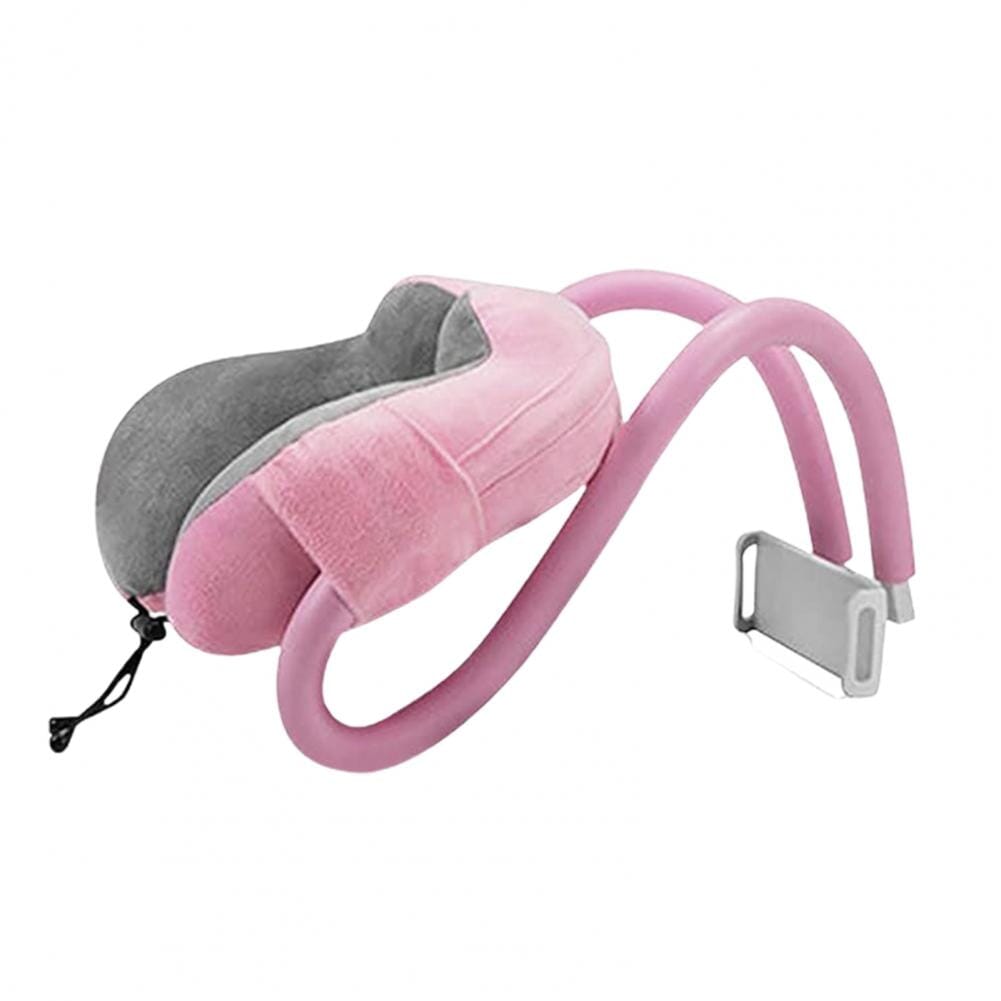 Coussin de Voyage avec Support Téléphone