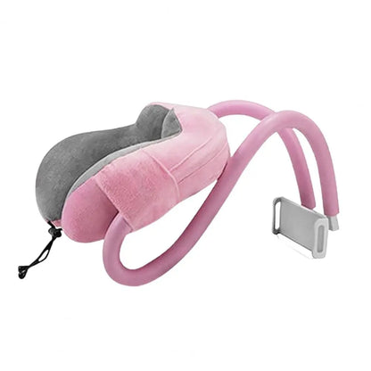 Coussin de Voyage avec Support Téléphone Voyage Paisible