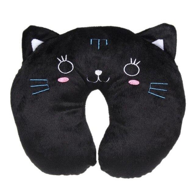 Coussin de Voyage Chat Noir