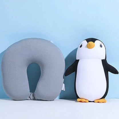 Coussin de Voyage Pingouin Voyage Paisible