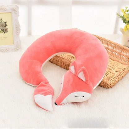 Coussin de Voyage Renard Voyage Paisible