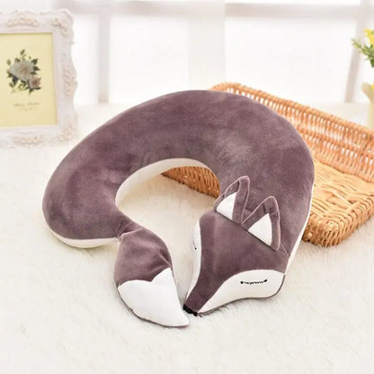 Coussin de Voyage Renard Voyage Paisible
