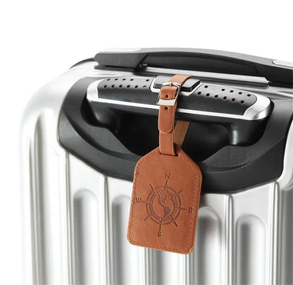 Étiquette Bagage Rose des Vents Voyage Paisible