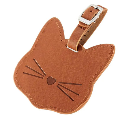 Étiquette Bagage Chat Voyage Paisible