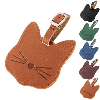 Étiquette Bagage Chat Voyage Paisible