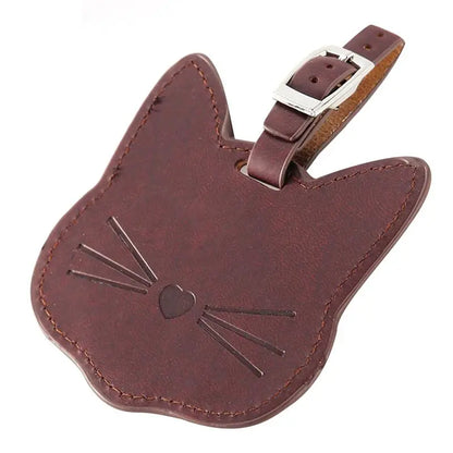 Étiquette Bagage Chat Voyage Paisible