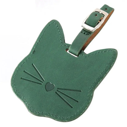 Étiquette Bagage Chat Voyage Paisible