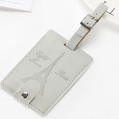 Étiquette Bagage Tour Eiffel Voyage Paisible