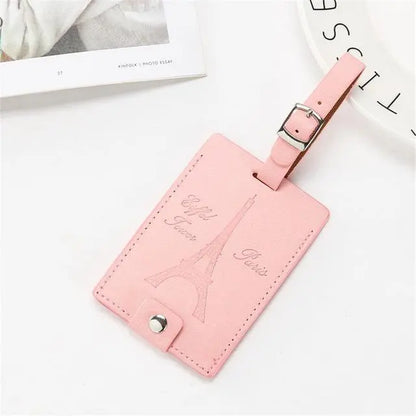 Étiquette Bagage Tour Eiffel Voyage Paisible