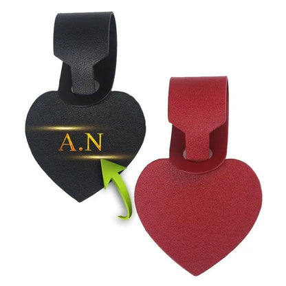 Étiquette Bagage Personnalisée Cœur Voyage Paisible