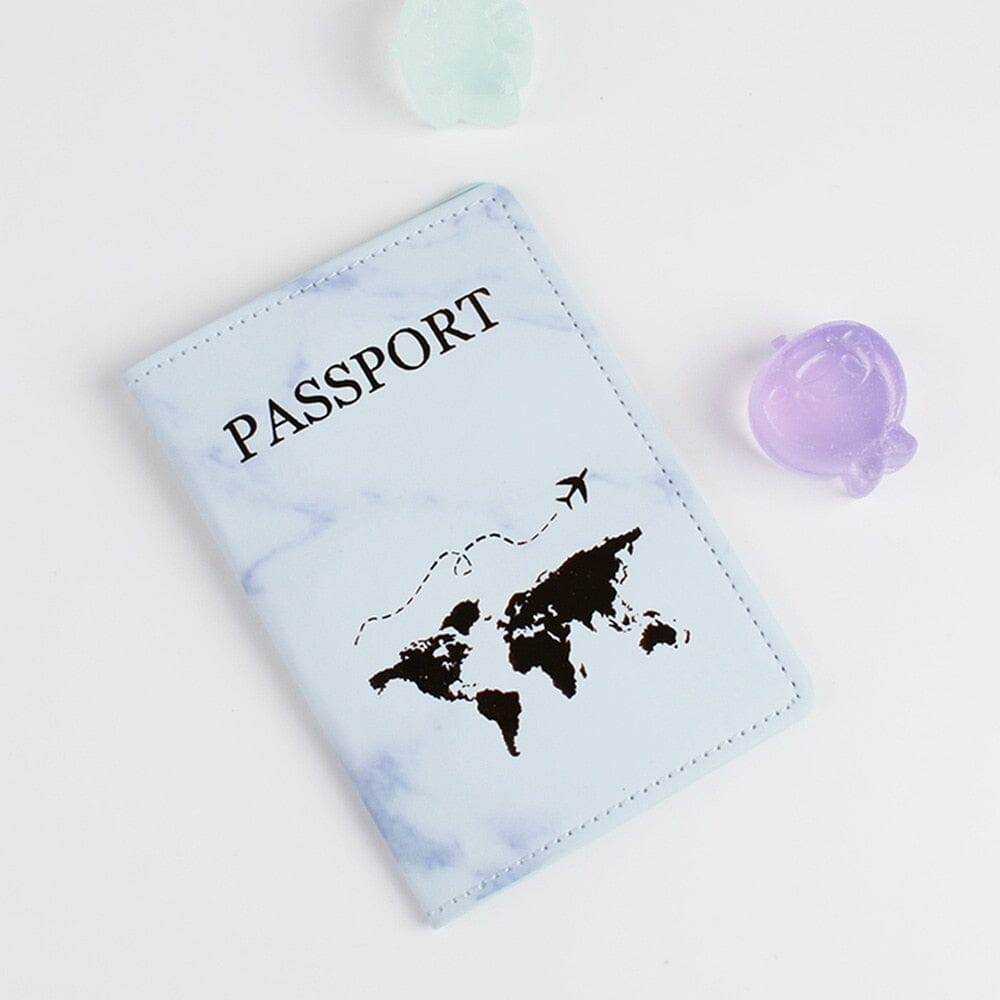 Étui Passeport Carte du Monde