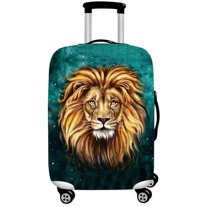Housse Protège Valise Lion Voyage Paisible