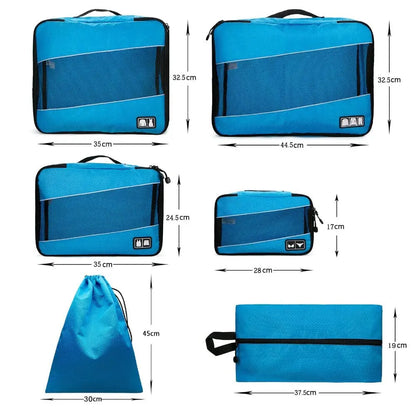 Organisateurs de Bagage Lot de 6 Pochettes Voyage Paisible