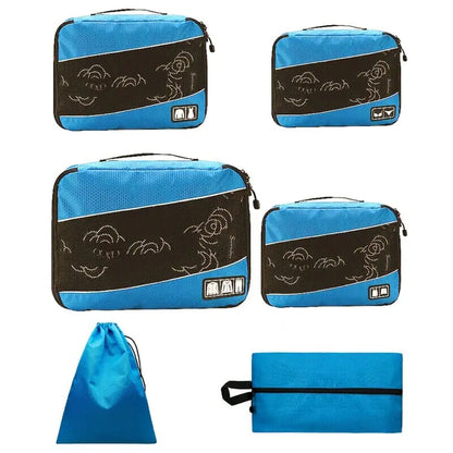 Organisateurs de Bagage Lot de 6 Pochettes Voyage Paisible