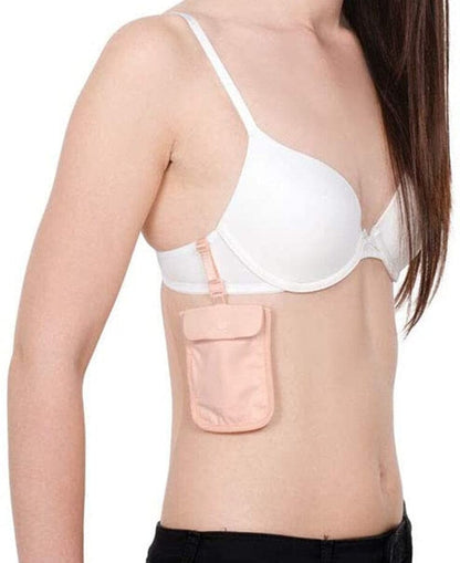 Pochette secrète voyage femme soutien-gorge Voyage Paisible