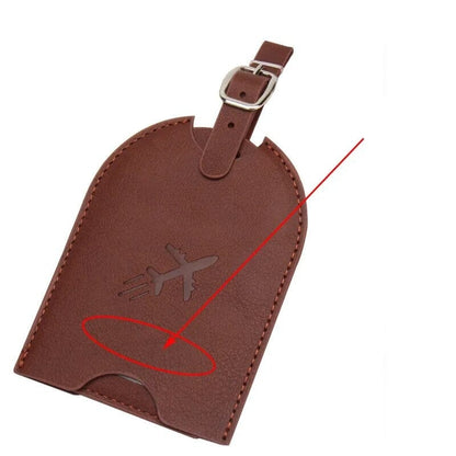 Porte Étiquette Personnalisé Avion Voyage Paisible