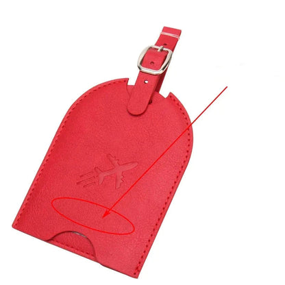Porte Étiquette Personnalisé Avion Voyage Paisible