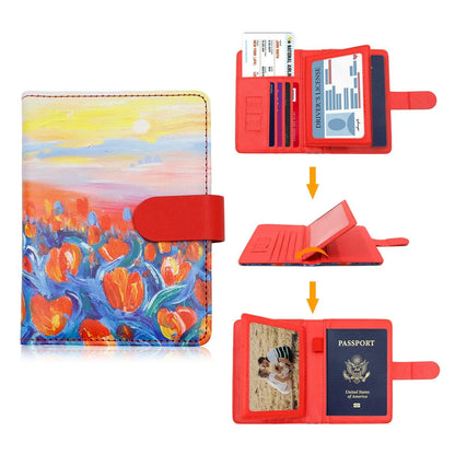 Portefeuille de Voyage Tulipes Voyage Paisible