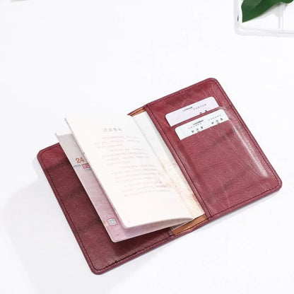 Protège-Passeport Rose Des Vents Voyage Paisible