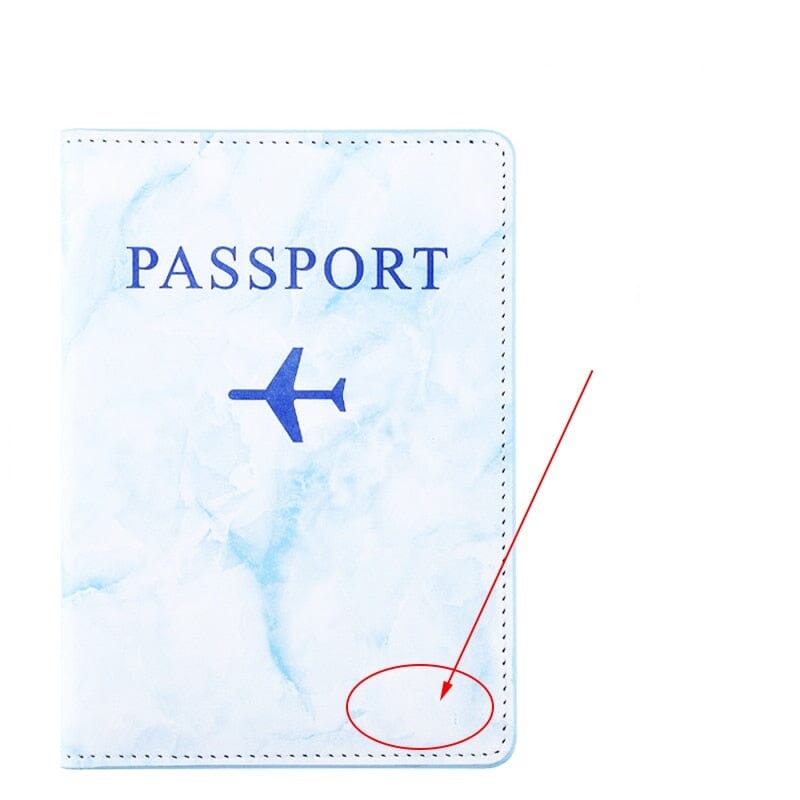 Protège Passeport Personnalisé Avion