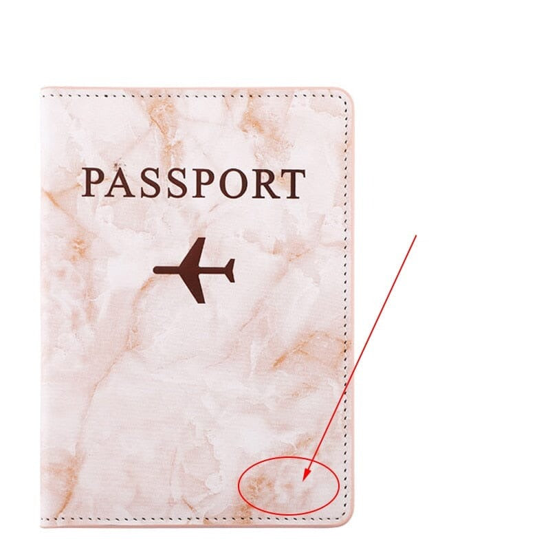 Protège Passeport Personnalisé Avion