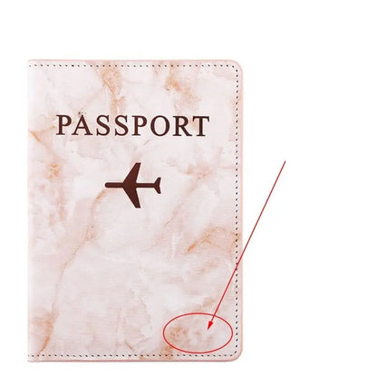 Protège Passeport Personnalisé Avion Voyage Paisible