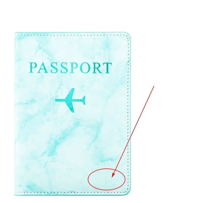Protège Passeport Personnalisé Avion Voyage Paisible