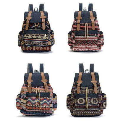 Sac à Dos Motif Aztèque Voyage Paisible