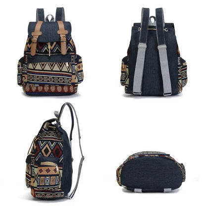 Sac à Dos Motif Aztèque Voyage Paisible