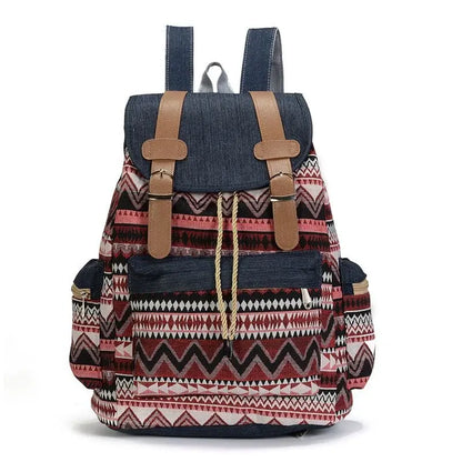 Sac à Dos Motif Aztèque Voyage Paisible