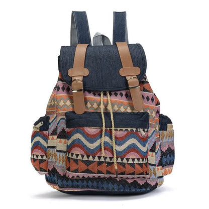 Sac à Dos Motif Aztèque Voyage Paisible