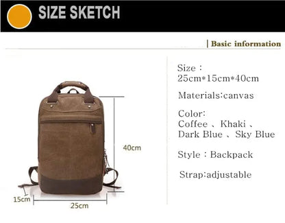 Sac à Dos Vintage Voyage Paisible