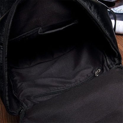 Sac à Dos Vintage Noir Voyage Paisible
