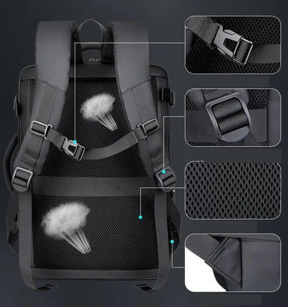 Sac à Dos Coque Rigide Voyage Paisible
