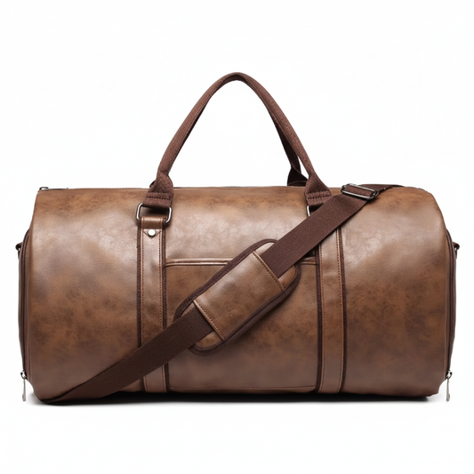 Sac costume cuir marron - Image exacte