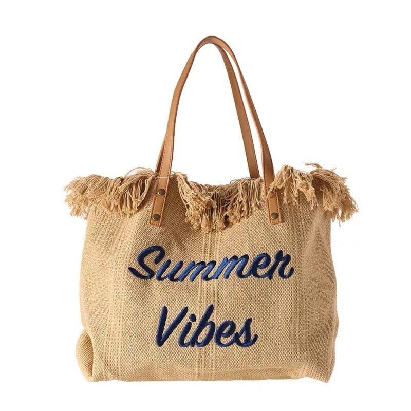 Sac de Plage Femme Tote Bag Summer Vibes