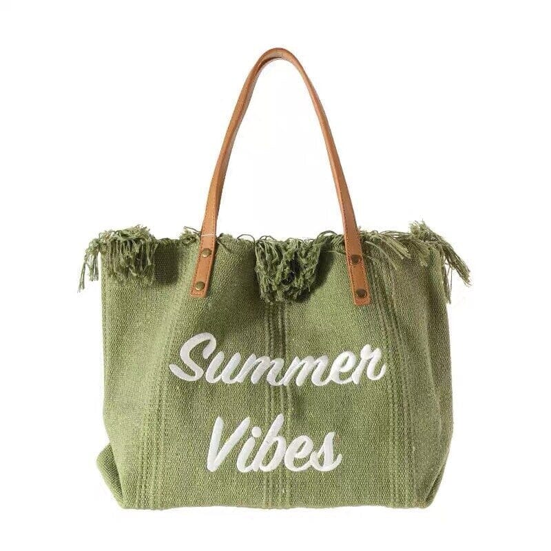 Sac de Plage Femme Tote Bag Summer Vibes