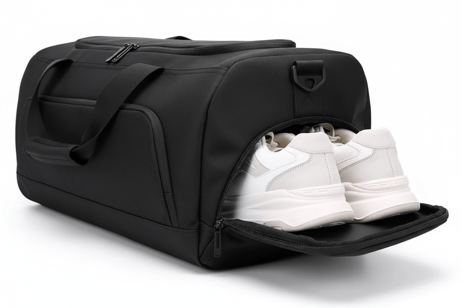 Sac de voyage compartiment chaussures - Détails