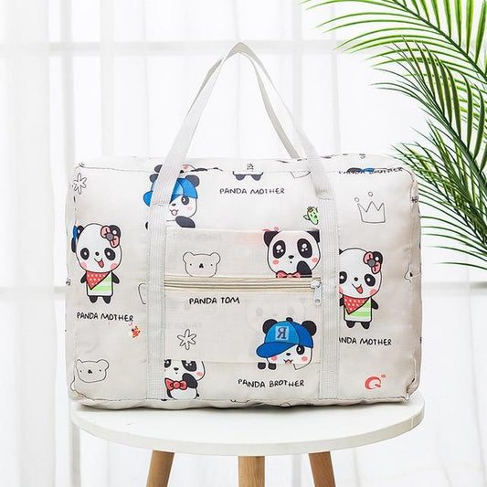 Sac de Voyage Pliable Famille Panda