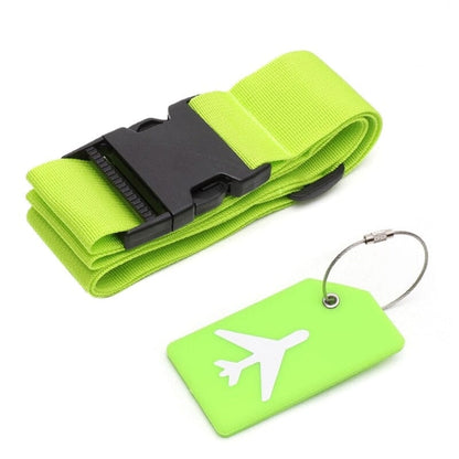 Sangle de Valise & Porte-Étiquette Bagage Avion Voyage Paisible