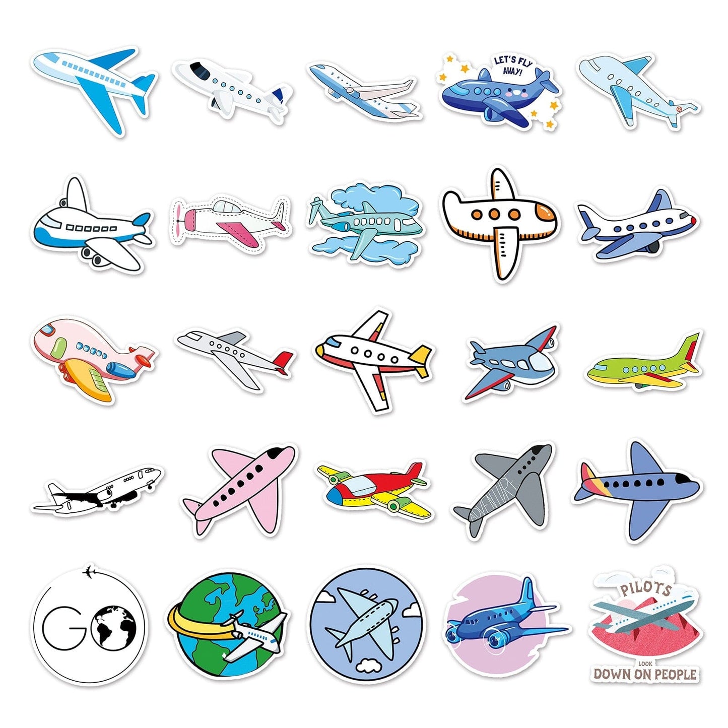 Stickers Valise Avion