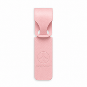 Étiquette de valise élégante rose