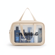 Trousse - Beige fond blanc