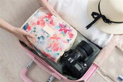 Trousse de Toilette de Voyage Fleurs Voyage Paisible